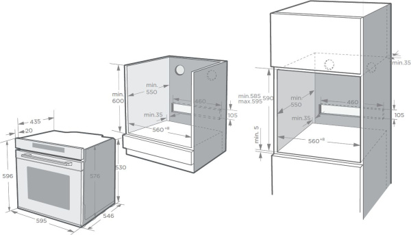 Духовой шкаф Электрический Weissgauff EOM 991 SB Black Edition черный