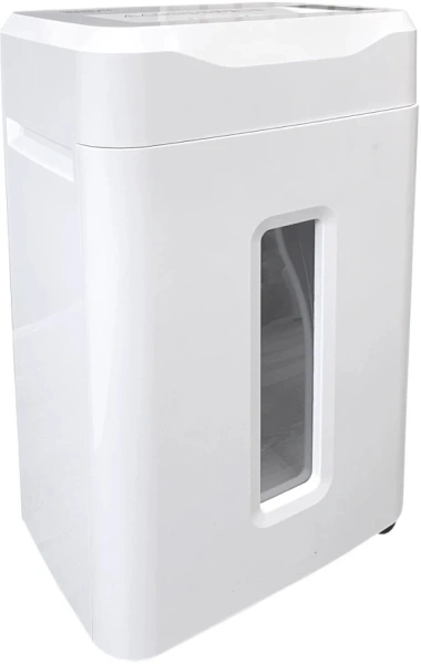 Шредер Office Kit S243N 3,9х38 белый (секр.P-4) фрагменты 35лист. 35лтр. скрепки скобы пл.карты CD