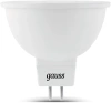 Лампа светодиодная Gauss 101505109 9Вт цок.:GU5.3 рефлек. 220B св.свеч.бел.теп. MR16 (упак.:10шт)