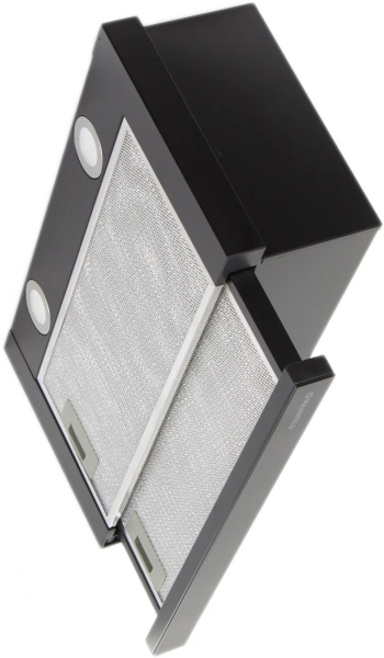 Вытяжка встраиваемая Maunfeld VS Light Glass 60 черный/стекло черное управление: кулисные переключатели (1 мотор)