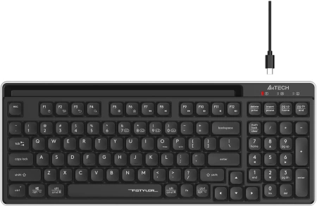 Клавиатура A4Tech Fstyler FBX70C черный USB беспроводная BT/Radio slim Multimedia (FBX70C)