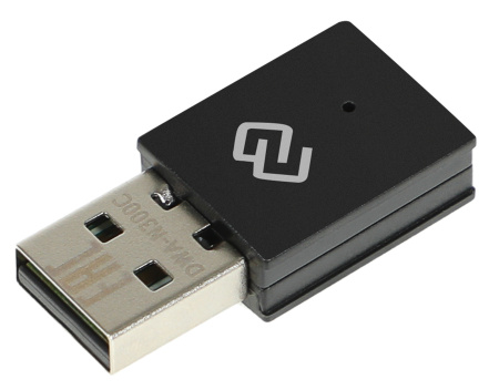 Сетевой адаптер WiFi Digma DWA-N300C N300 USB 2.0 (ант.внутр.) 1ант. (упак.:1шт)