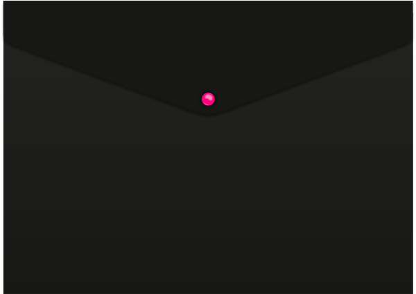 Конверт на кнопке Бюрократ Black Opal BLPK803A4/1 A4 пластик 0.18мм черный (упак.:4шт)