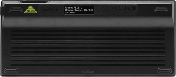 Клавиатура A4Tech Fstyler FBX51C серый USB беспроводная BT/Radio slim Multimedia (FBX51C GREY)