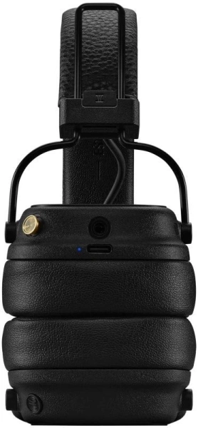 Гарнитура накладные Marshall Major V черный беспроводные bluetooth оголовье (MAJOR V BLACK)