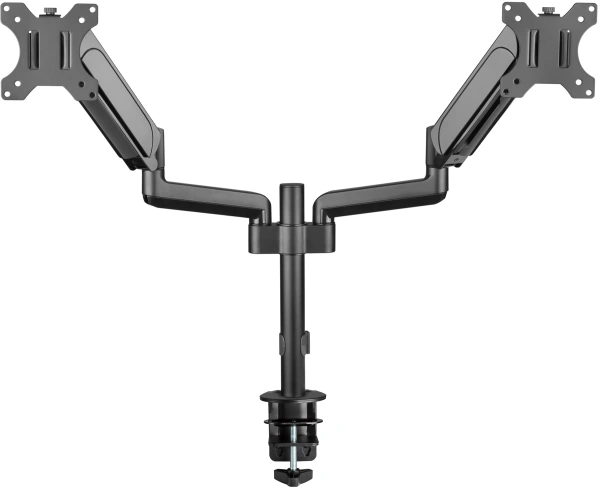 Кронштейн для мониторов ЖК Digma D-MM202D черный 17"-32" макс.9кг крепление к столешнице поворот и наклон