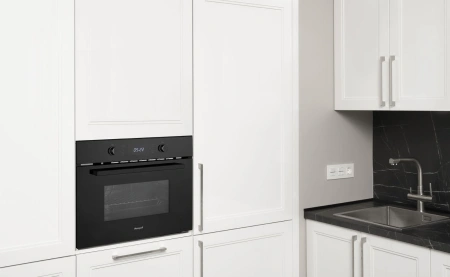 Духовой шкаф Электрический Weissgauff OE 449 PDB Black Edition черный