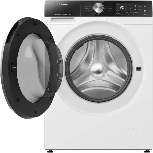 Стиральная машина Hisense WF5S7041BW класс: A загр.фронтальная макс.:7кг белый инвертер