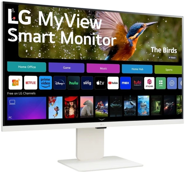 Монитор LG 31.5" MyView 32SR83U-W белый IPS LED 16:9 HDMI M/M матовая HAS 400cd 178гр/178гр 3840x2160 60Hz UHD USB 7.7кг