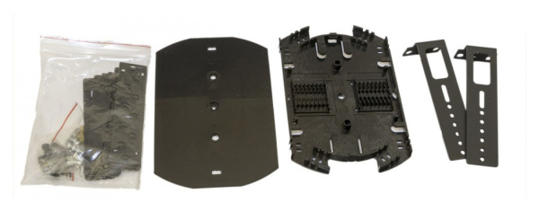 Бокс HyperlineFO-19R-1U-3xSLT-W140H42-24UN-GY FO-19R-1U-3XSLT-W140H42-24UN 19" 1U 24x (упак.:1шт)