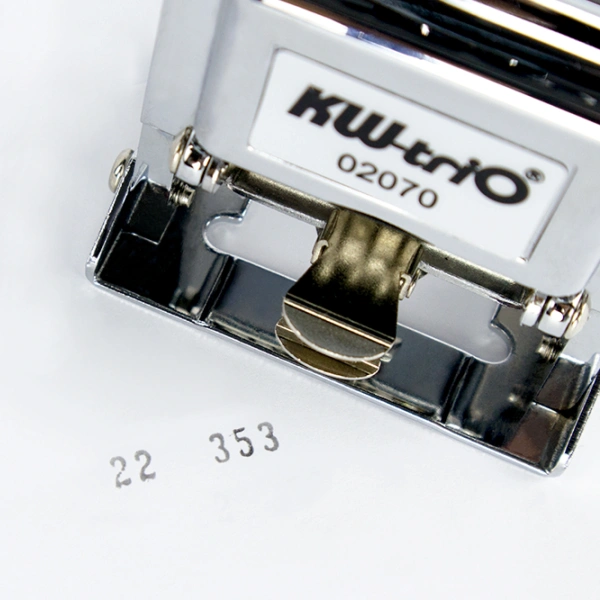 Нумератор Kw-Trio 20700 металл корп.:серебристый автоматический 7разр. 1стр.