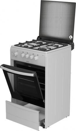 Плита Газовая Darina 1B1 GM 441 008 W белый реш.чугун