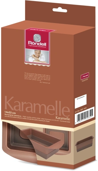 Форма для выпечки Rondell Karamelle RDF-450 прямоугольная