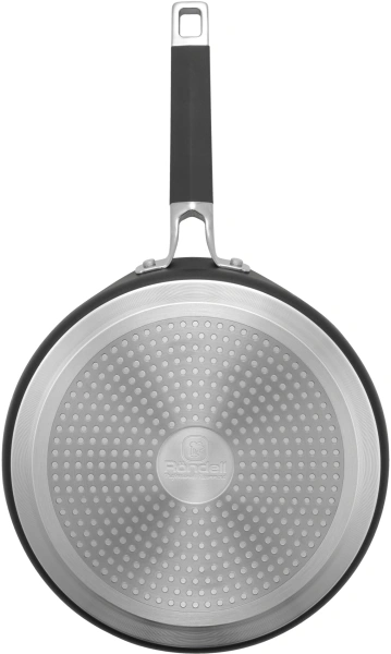 Сковорода блинная Rondell Stolz RDA-1768 круглая 25см покрытие: Xylan Plus ручка несъемная (без крышки) графитовый