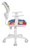 Кресло детское Бюрократ CH-W797 мультиколор Abstract сетка/ткань крестов. пластик пластик белый