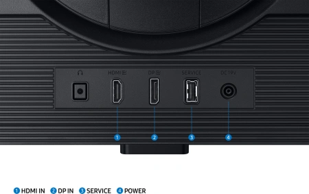 Монитор Samsung 27" Odyssey G5 S27DG500EIXCI черный IPS LED 16:9 HDMI полуматовая HAS Piv 1000:1 350cd 178гр/178гр 2560x1440 180Hz FreeSync DP QHD 6.4кг