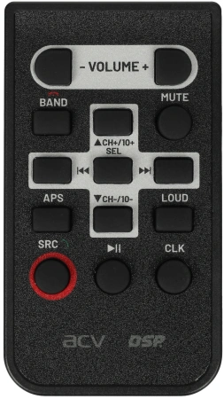 Автомагнитола ACV ADX-907BM 1DIN 4x50Вт v5.0 DSP 3 ПДУ (40306)