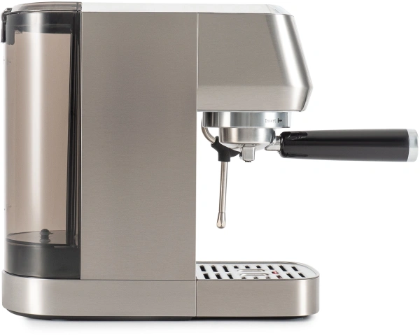 Кофеварка рожковая Hyundai HEM-9990 1350Вт серебристый