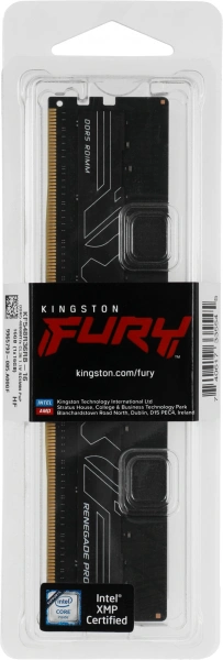 Память DDR5 16GB 4800MHz Kingston KF548R36RB-16 FURY Renegade Pro RTL PC5-38400 CL36 DIMM 288-pin 1.