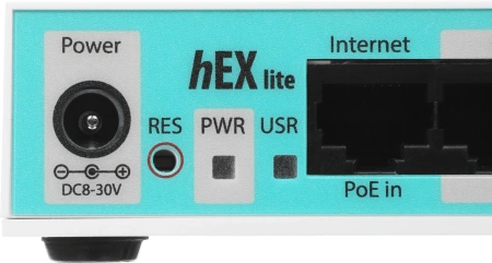 Роутер MikroTik hEX lite (RB750R2) 10/100BASE-TX белый