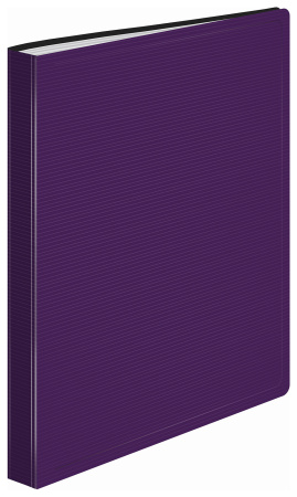 Папка с 10 прозр.вклад. Бюрократ DeLuxe DLV10BBERRY A4 пластик 0.7мм черничный