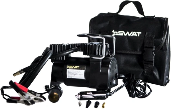Автомобильный компрессор Swat SWT-206 60л/мин шланг 1м