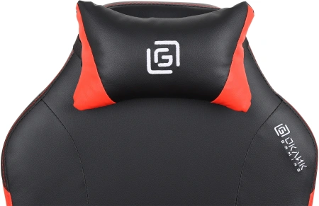 Кресло игровое Оклик Spirit черный/красный сиденье черный/красный искусст.кожа/сетка с подголов. кре