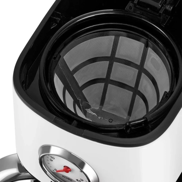 Кофеварка капельная Kitfort КТ-7216 900Вт белый/черный