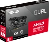 Видеокарта Asus PCI-E DUAL-RX7600-O8G-EVO AMD Radeon RX 7600 8Gb 128bit GDDR6 2280/18000 HDMIx1 DPx3 HDCP Ret
