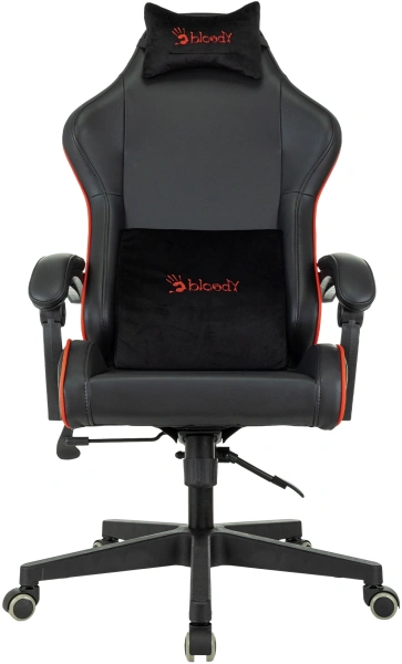 Кресло игровое A4Tech Bloody GC-780 черный сиденье черный кожзам с подголов. крестов. металл черный пластик черный