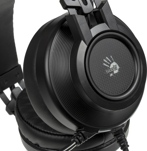 Наушники с микрофоном A4Tech Bloody G525 черный 2м мониторные оголовье (G525 BLACK)