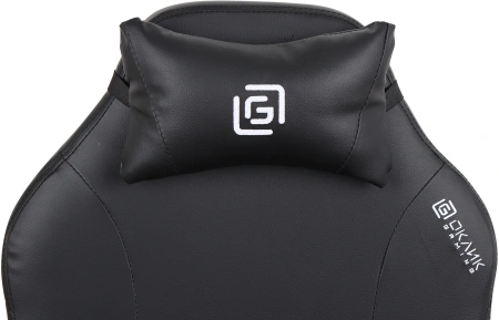 Кресло игровое Оклик Spirit черный сиденье черный с подголов. крестов. пластик черный пластик черный