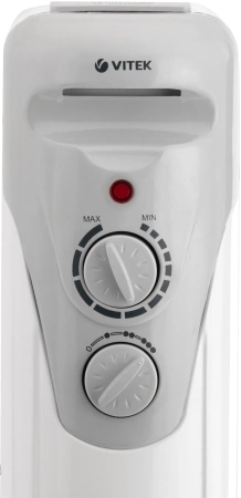 Радиатор масляный Vitek VT-1707 1000Вт белый