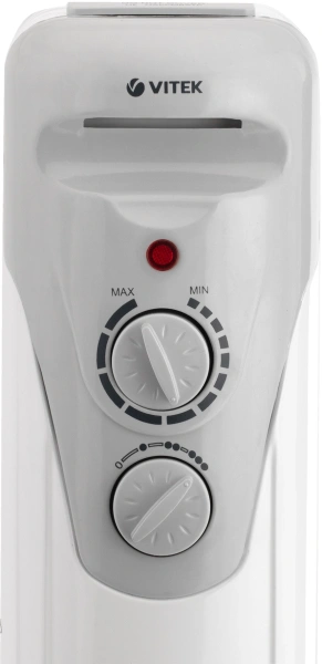 Радиатор масляный Vitek VT-1707 1000Вт белый