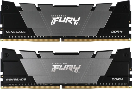 Память DDR4 2x32GB 3200MHz Kingston KF432C16RB2K2/64 Fury Renegade Black RTL Gaming PC4-25600 CL16 D