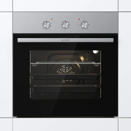 Духовой шкаф Электрический Gorenje BO6727E03NX черный/серебристый
