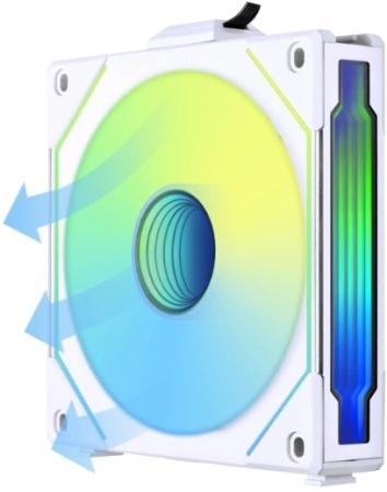 Вентилятор для корпуса Lian-Li Uni Fan SL-INF 140 Reverse ARGB 140х140x25 белый 4-pin 28дБ (G99.14RSLIN1W.00) Ret