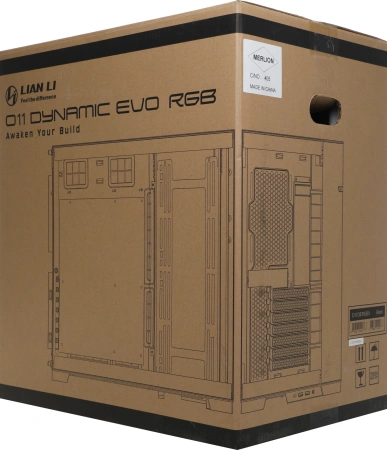 Корпус Lian-Li O11 DYNAMIC EVO RGB черный без БП ATX 8x120mm 5x140mm 2xUSB3.0 1xUSB3.1 audio