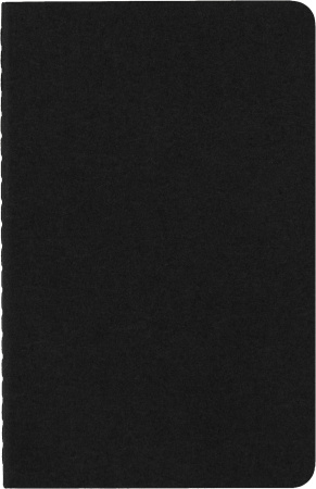 Блокнот Moleskine CAHIER JOURNAL QP312 Pocket 90x140мм обложка картон 64стр. клетка черный (3шт)