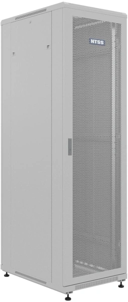 Шкаф серверный NTSS Премиум (NTSS-R22U6080PD) напольный 22U 600x800мм пер.дв.перфор. металл 900кг серый 710мм 54кг 1102мм IP20 сталь