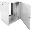 Шкаф коммутационный ЦМО (ШРН-12.500.1) настенный 12U 600x529мм пер.дв.стал.лист 200кг серый 470мм 180град.