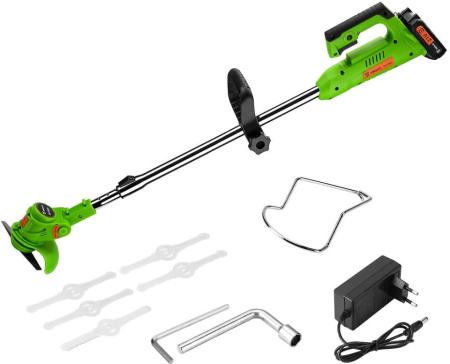 Триммер электрический Deko DKTR21 аккум. 350Вт неразбор.штан. реж.эл.:нож