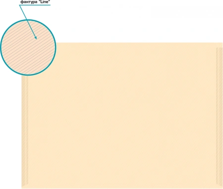 Конверт на кнопке Бюрократ DeLuxe DL801MILK/1 A4 пластик 0.18мм молочный