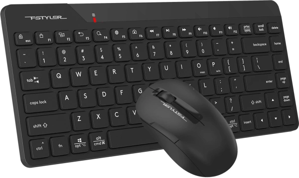 Клавиатура + мышь A4Tech Fstyler FG2200 Air2 клав:черный мышь:черный USB беспроводная slim (FG2200 A
