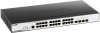 Коммутатор D-Link DGS-3000-28LP/B1A 24G 4SFP 24PoE 193W управляемый
