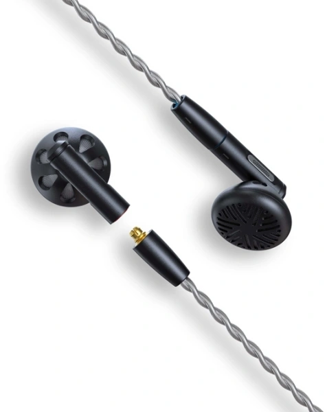 Наушники вкладыши Fiio FF5 1.2м черный проводные в ушной раковине