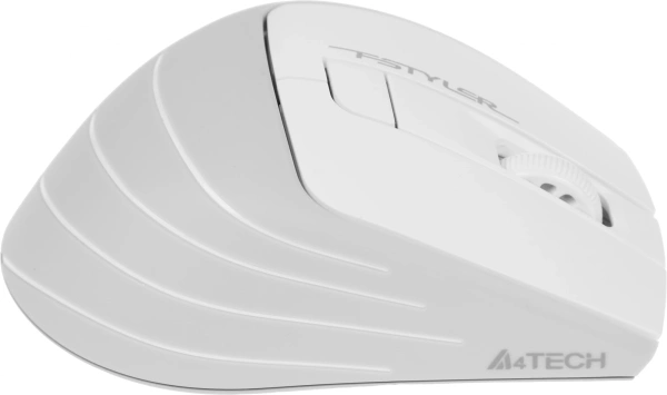 Мышь A4Tech Fstyler FG30S белый/серый оптическая (2000dpi) silent беспроводная USB (6but)