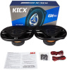 Колонки автомобильные Kicx GX-693 200Вт 92дБ 4Ом 15x23см (6x9дюйм) (ком.:2кол.) коаксиальные трехполосные