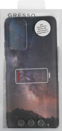 Чехол (клип-кейс) Gresso для Xiaomi Poco M4 Pro 5G Meridian черный (GR17AAAE8993)