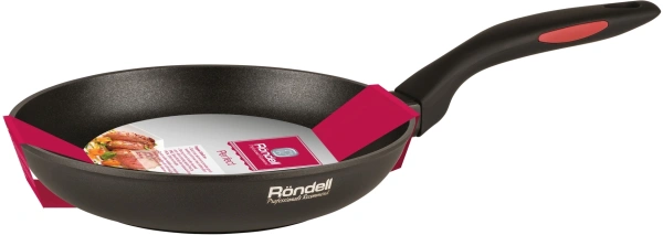 Сковорода Rondell Perfect RDA-1558 круглая 20см покрытие: Xylan Plus ручка несъемная (без крышки) черный